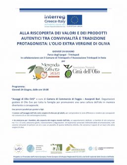 AUTHENTIC-OLIVE-NET and Merenda nell’oliveta 2021                                                                    “Tastings of extra virgin olive oil”